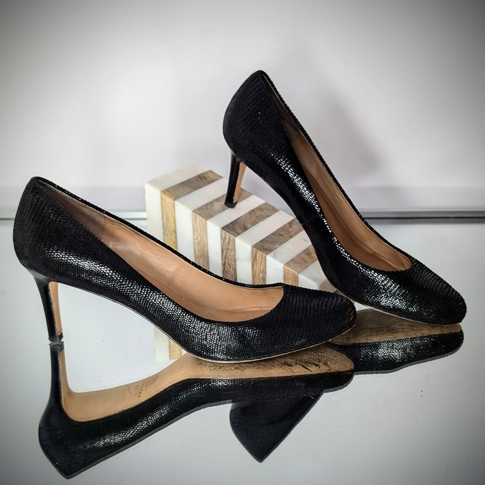 Anne Taylor Elegant Black Stiletto Heels